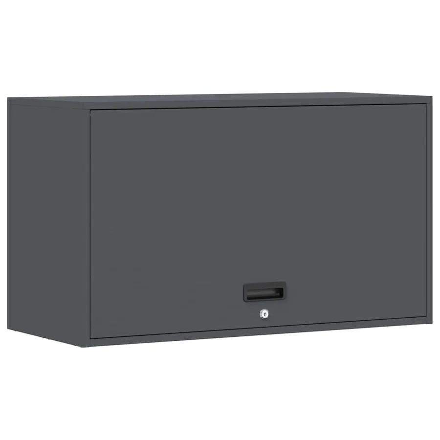 Armoire murale pour garage Anthracite 90 x 40 x 53 cm - 2