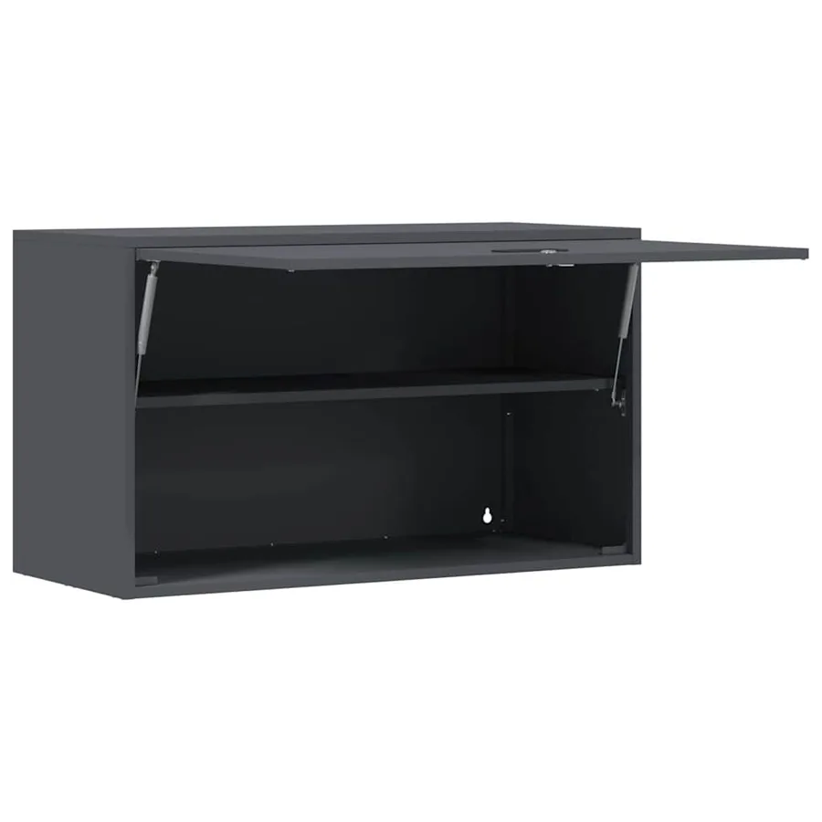 Armoire murale pour garage Anthracite 90 x 40 x 53 cm - 5