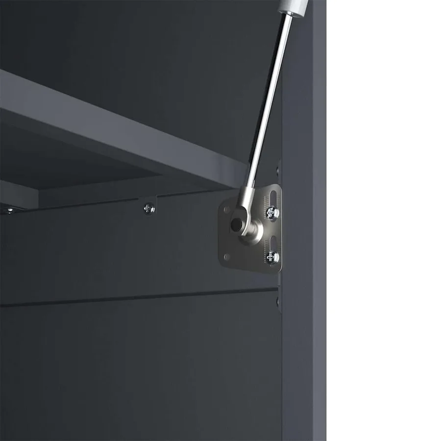 Armoire murale pour garage Anthracite 90 x 40 x 53 cm - 9