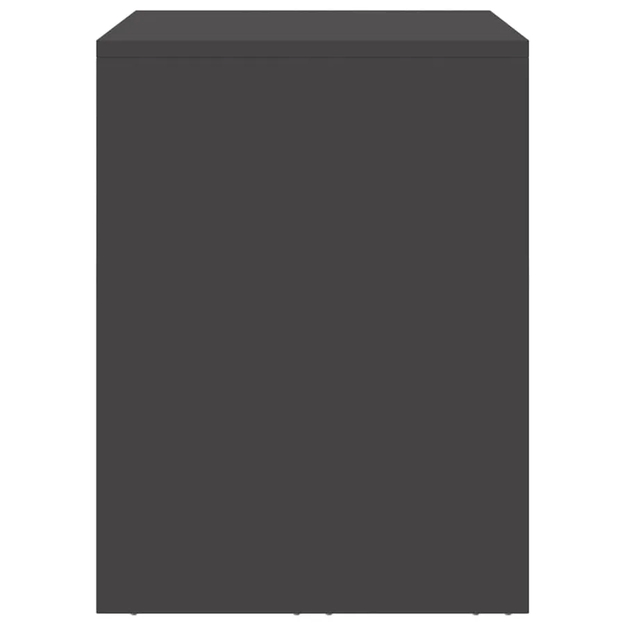 Armoire murale pour garage Noir 80 x 33 x 35 cm - 7