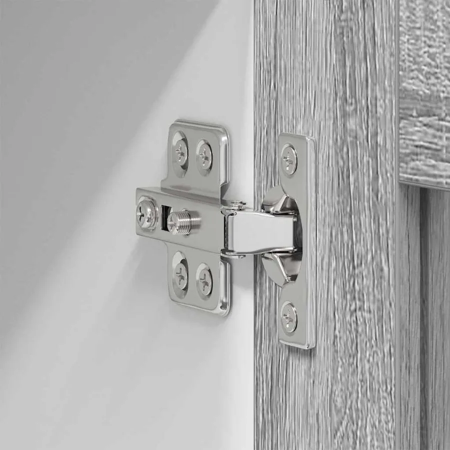 Armoire suspendue avec porte 2 pcs Gris Sonoma 40 x 31 x 80 cm - 8
