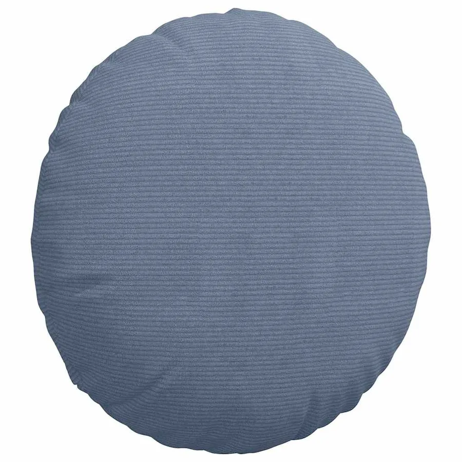 Coussins de siège 2 pcs Bleu Ø50 x 19 cm - 5
