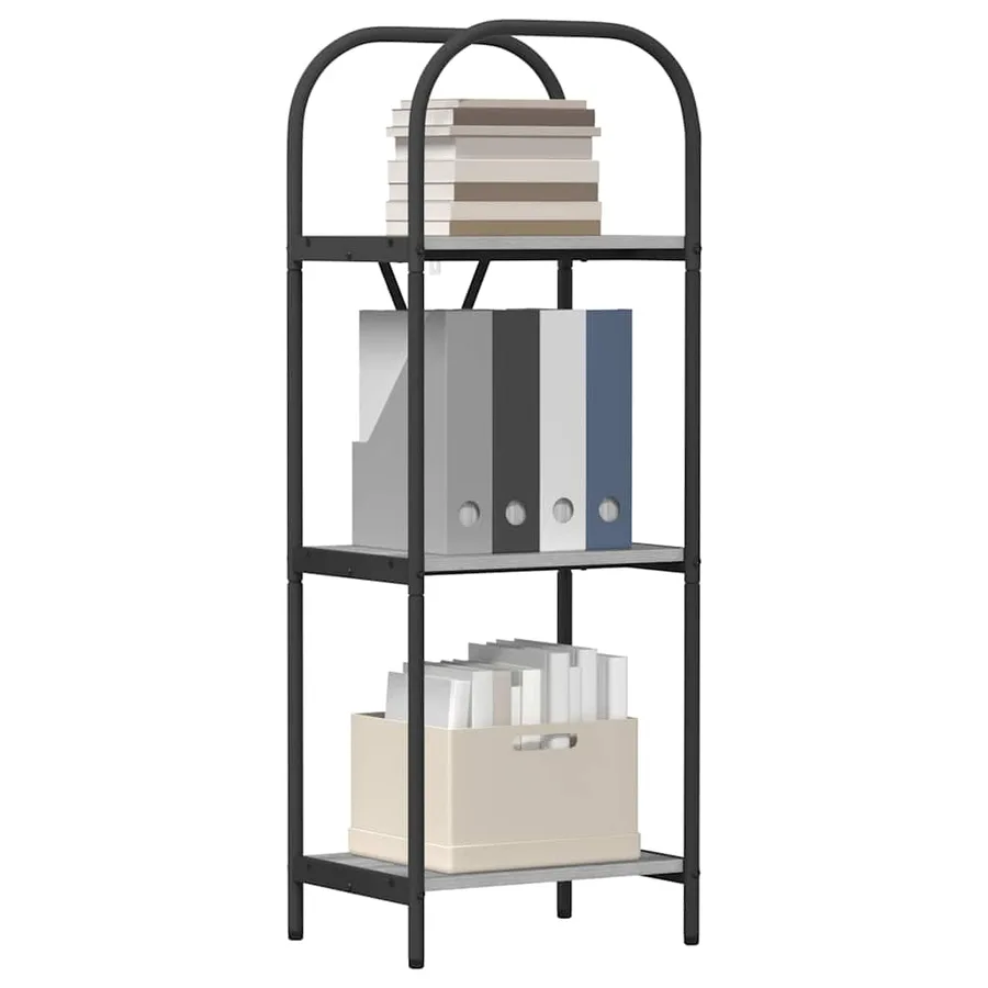 Étagère Gris Sonoma 40 x 30 x 109 cm Bois d'ingénierie - 3