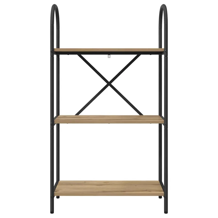 Étagère 3 niveaux 60 x 30 x 109 cm Bois d'ingénierie - 5