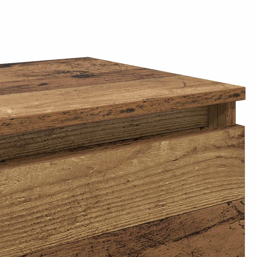 Cabinet de chevet Bois ancien 40 x 35 x 50 cm Bois d'ingénierie - 8