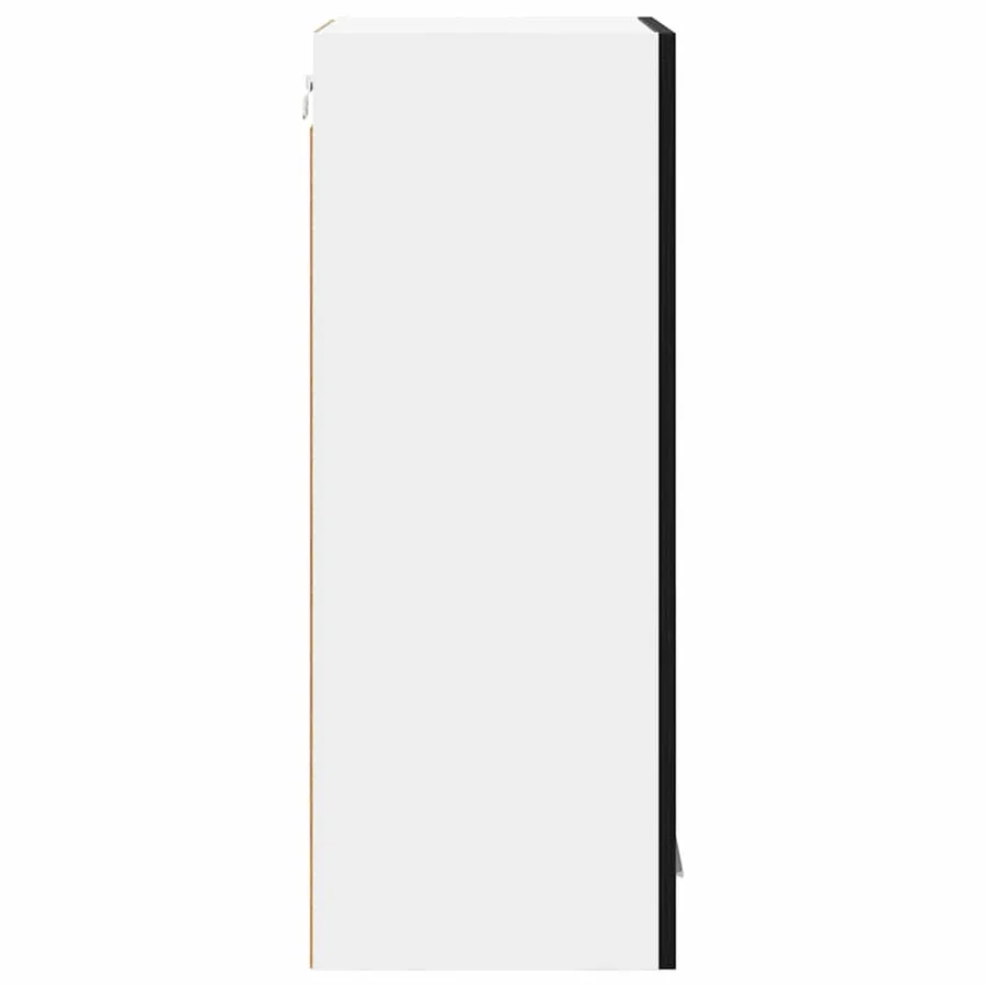 Armoire suspendue Chêne noir 40 x 31 x 80 cm Bois d'ingénierie - 7