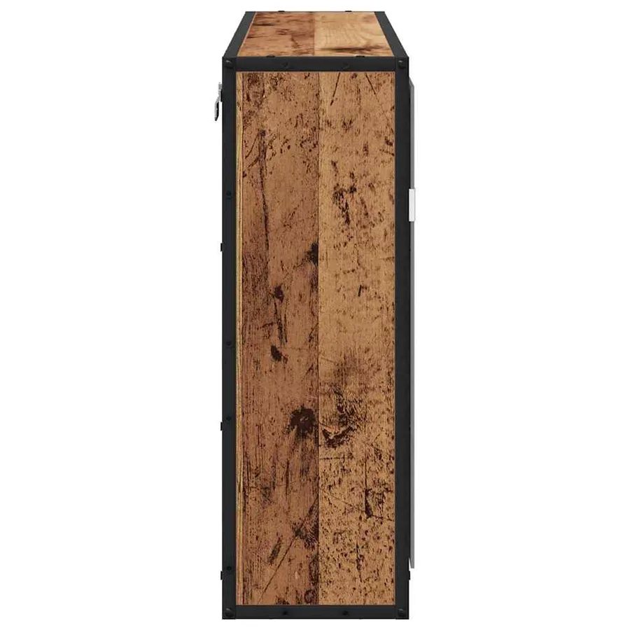 Étagère Murale avec étagère Bois ancien 65 x 20 x 60 cm - 7