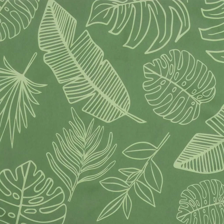 Coussins de chaise lot de 2 motif de feuilles 50x50x4 cm tissu - 8