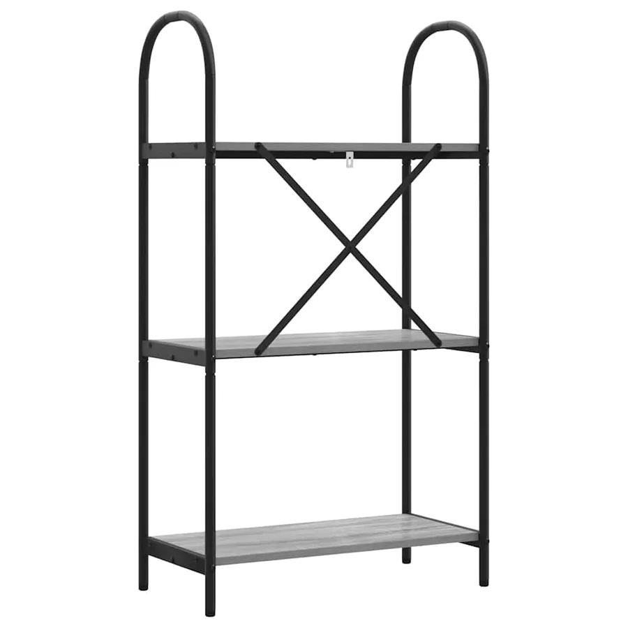 Étagère Gris Sonoma 60 x 30 x 109 cm Bois d'ingénierie - 7