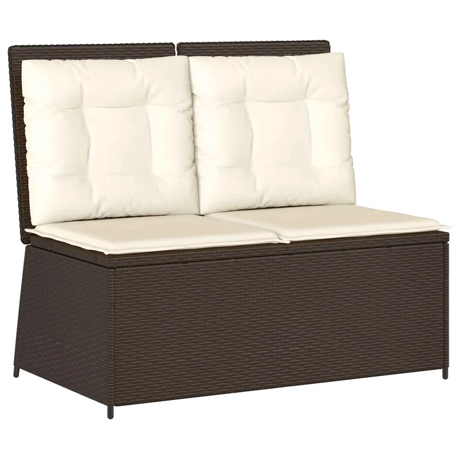 Banc de jardin Marron polyrotin - 2