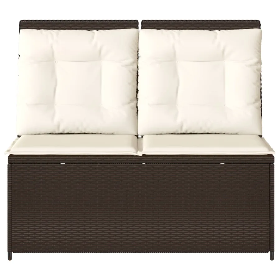 Banc de jardin Marron polyrotin - 4