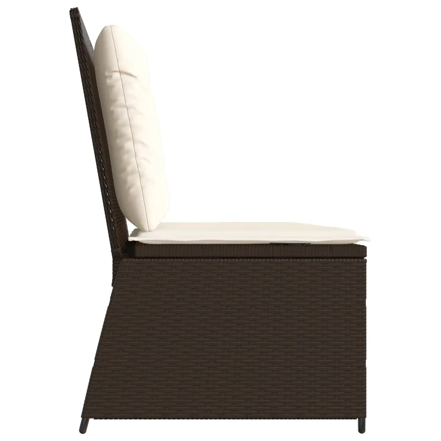 Banc de jardin Marron polyrotin - 5