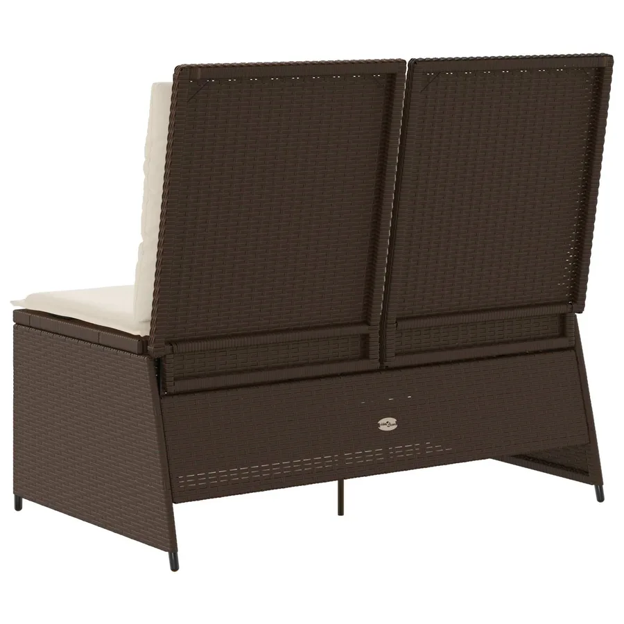 Banc de jardin Marron polyrotin - 6