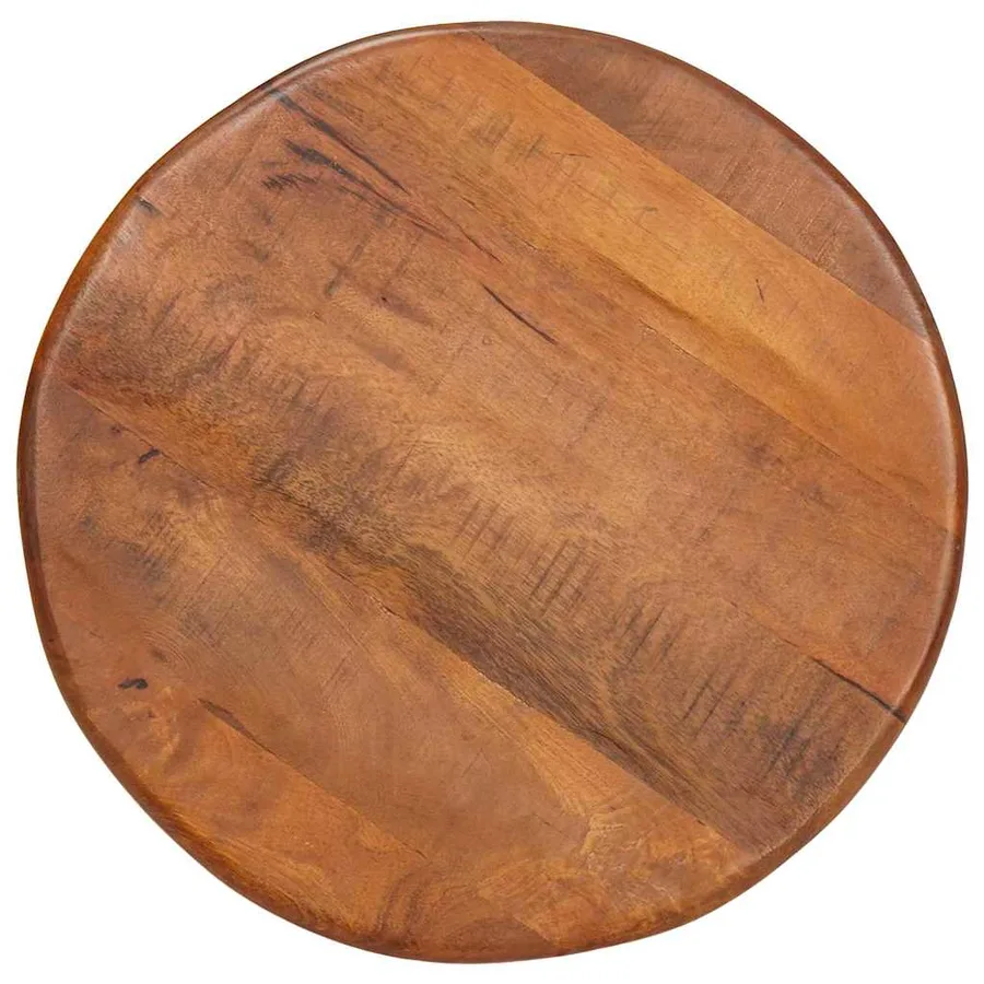 Tables basses gigognes 3 pcs Marron miel Bois de mangue massif - 7