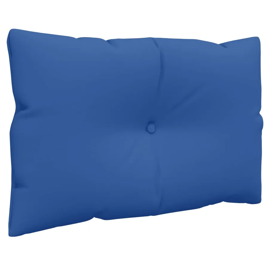 Coussins de palette lot de 2 bleu royal tissu - 4