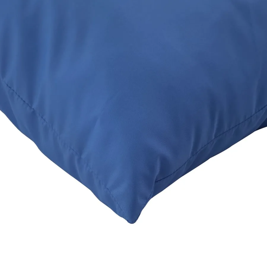 Coussins de palette lot de 2 bleu royal tissu - 8