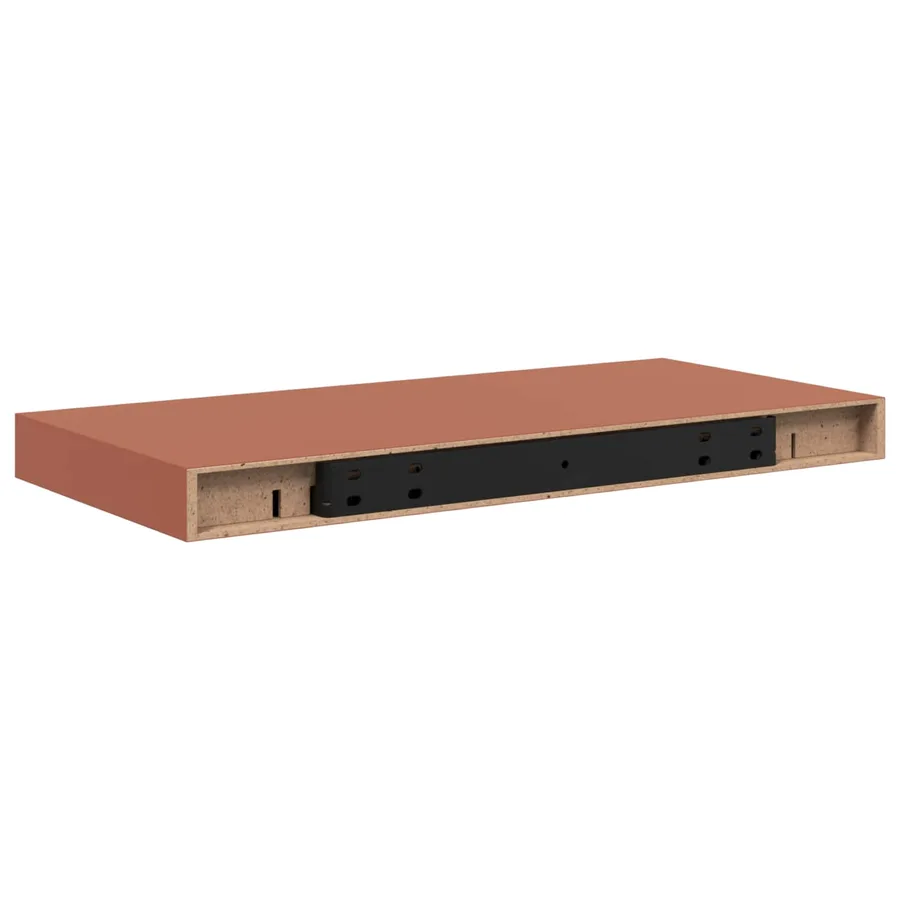 Étagère Murale 4 pcs Rouge 50 x 23 x 4 cm Bois d'ingénierie - 9