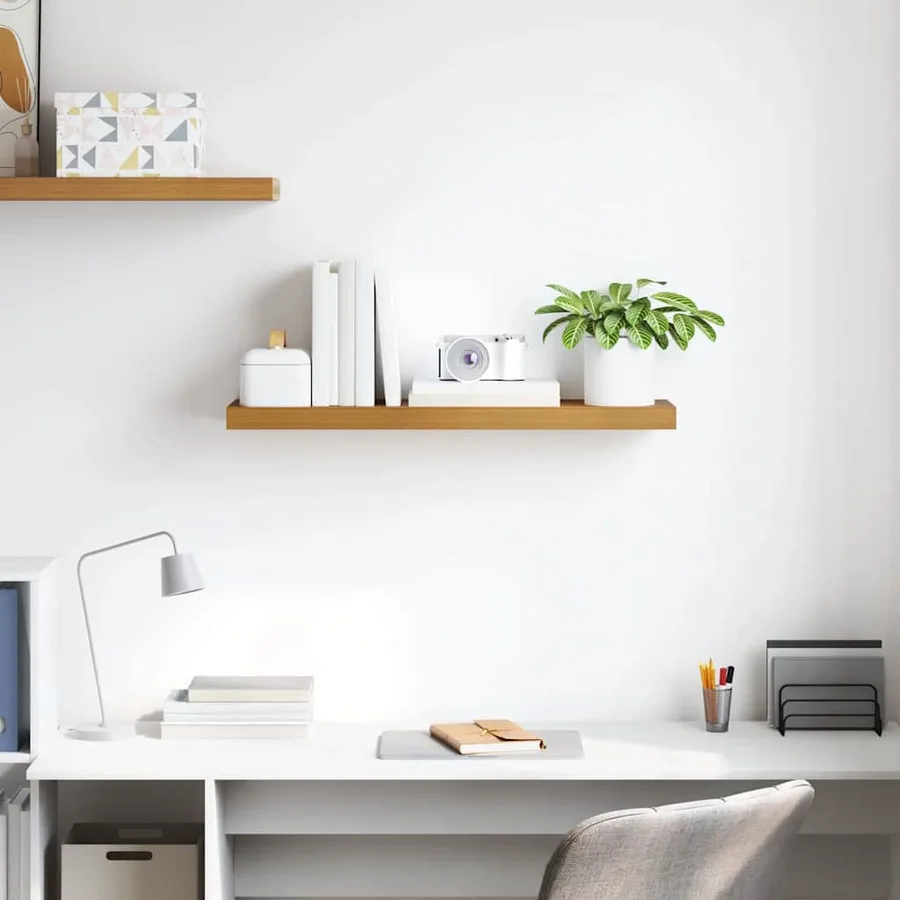 Étagère Murale Beige 80 x 23,5 x 4 cm Bois d'ingénierie - 4