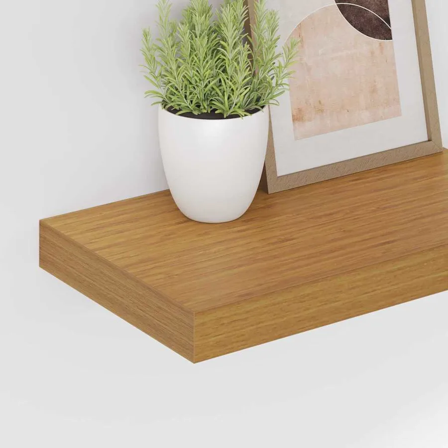 Étagère Murale 2 pcs Beige 40 x 23,5 x 4 cm Bois d'ingénierie - 5