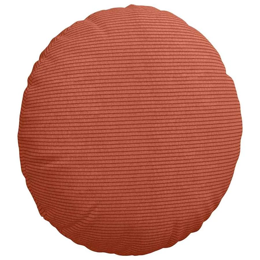 Coussins de siège 2 pcs Rouge orange Ø 40 cm - 5