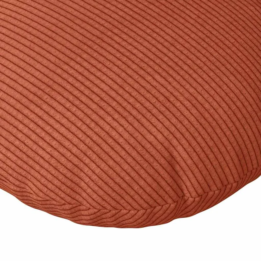 Coussins de siège 2 pcs Rouge orange Ø 40 cm - 7