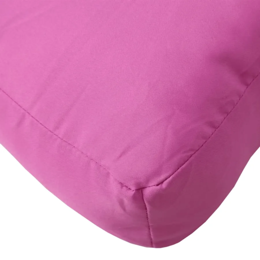 Coussins de palette lot de 2 rose tissu - 7