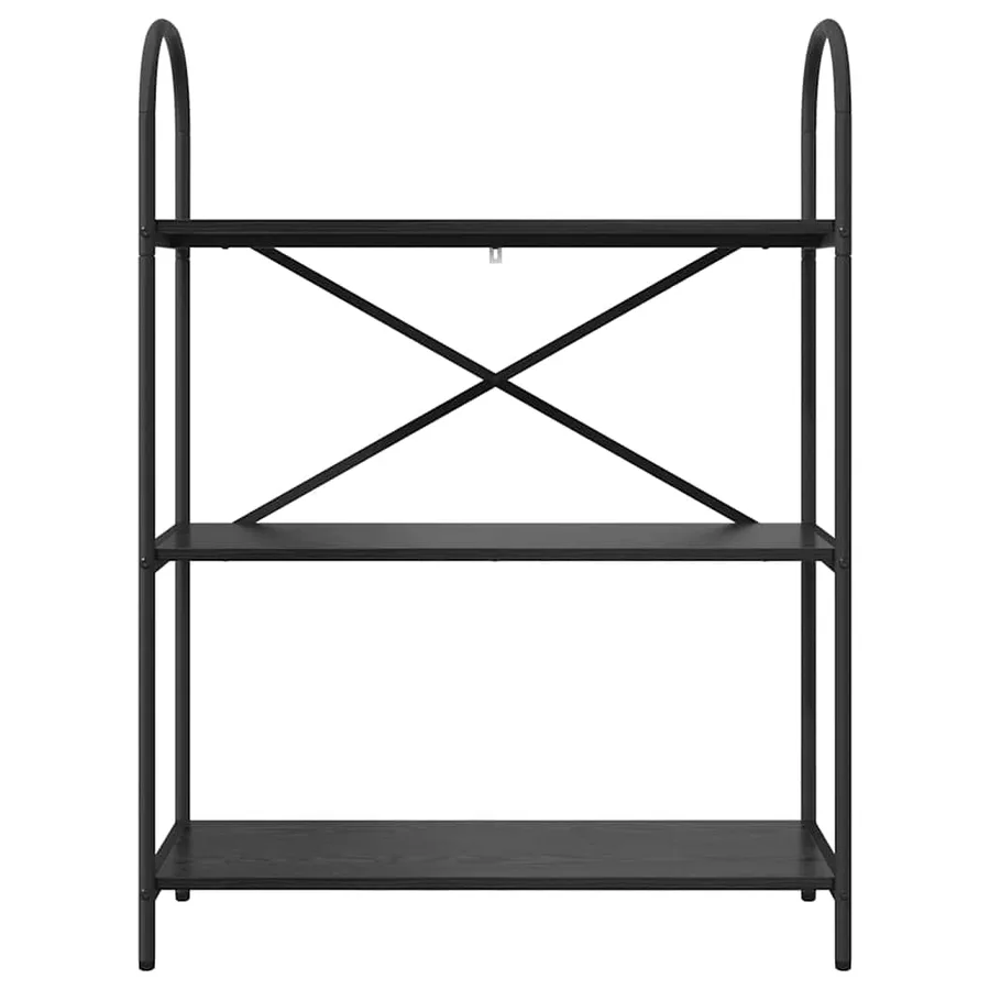 Étagère Chêne noir 80 x 30 x 109 cm Bois d'ingénierie - 5