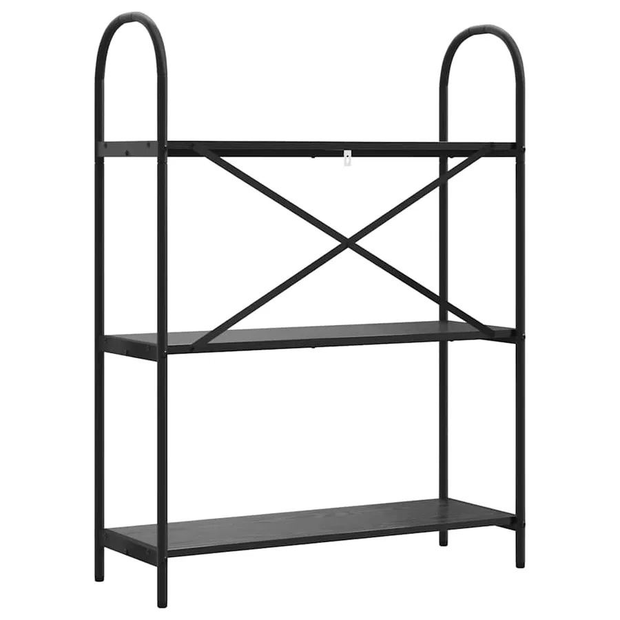 Étagère Chêne noir 80 x 30 x 109 cm Bois d'ingénierie - 7