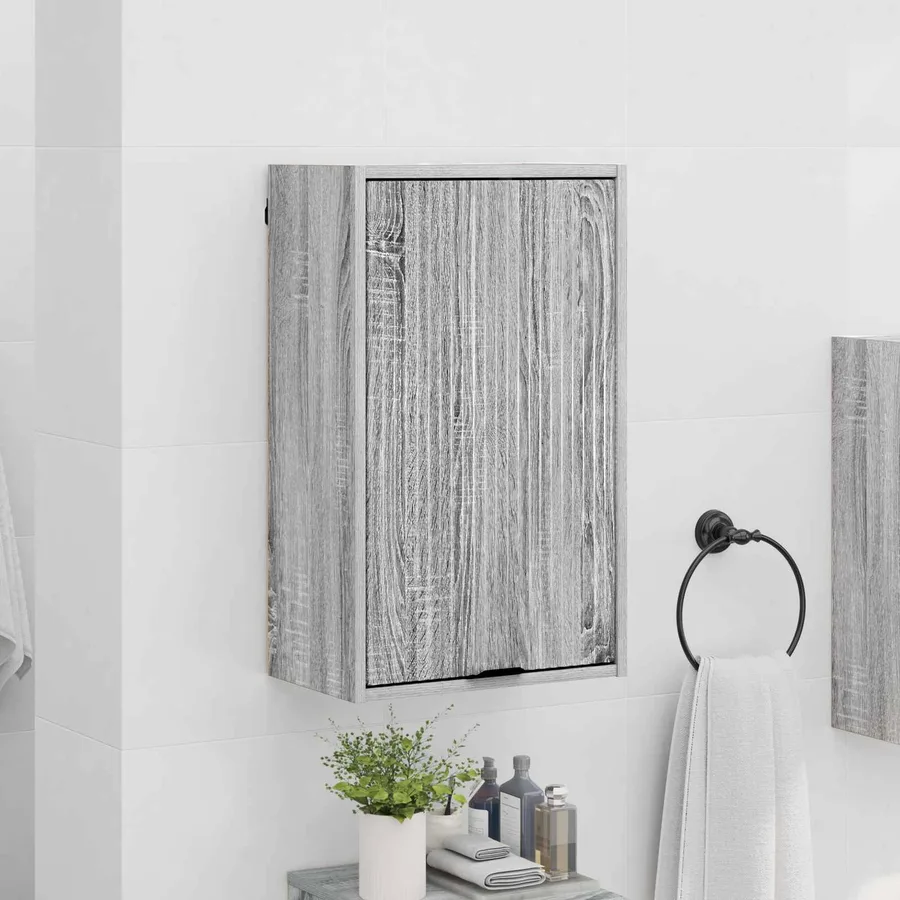 Cabinet de salle de bain Gris Sonoma 39 x 23,5 x 65 cm - 4