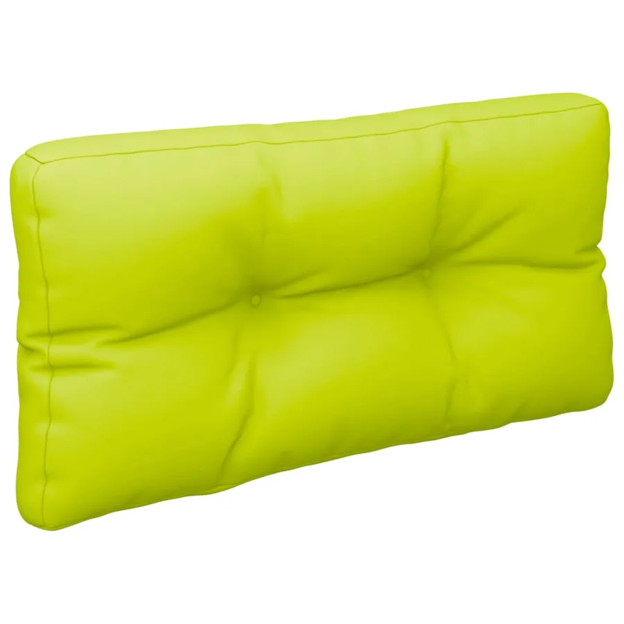 Coussins de palette lot de 2 vert vif tissu - 4