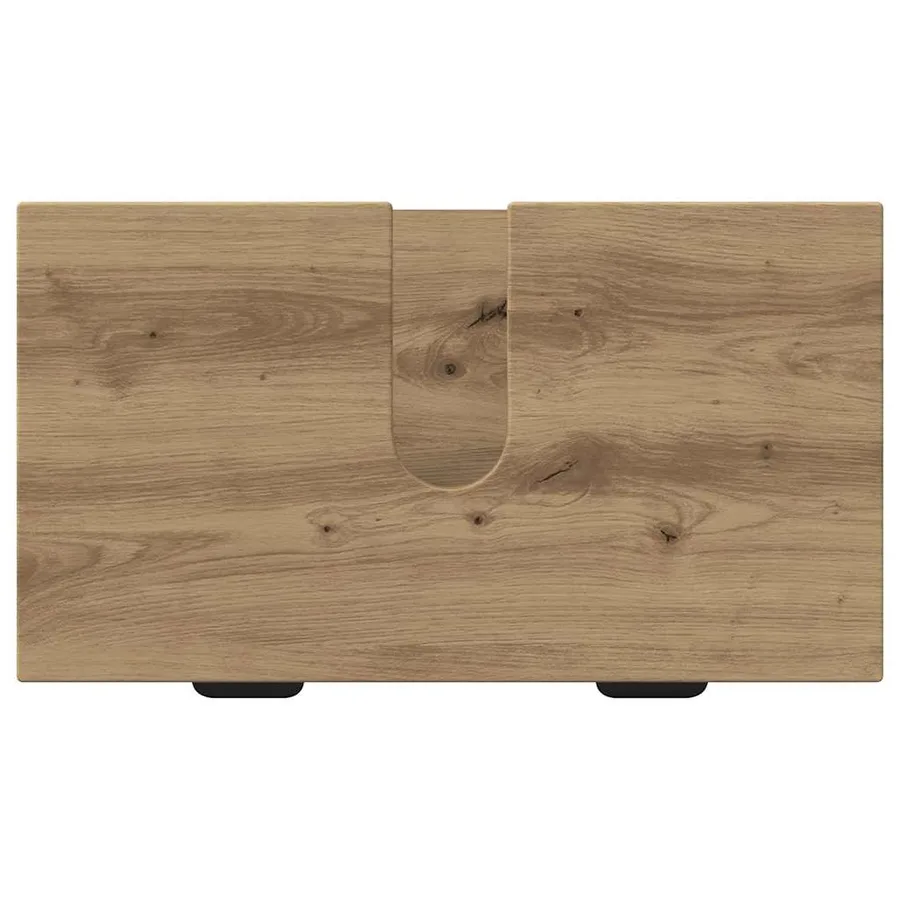 Ensemble de mobilier de salle de bain 4 pc Chêne artisanal - 9