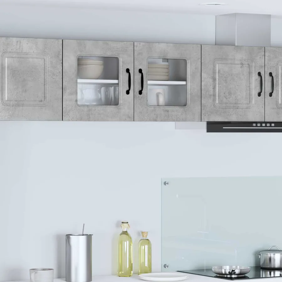 Panneau de lave-vaisselle Kalmar Gris béton 80 x 31 x 40 cm