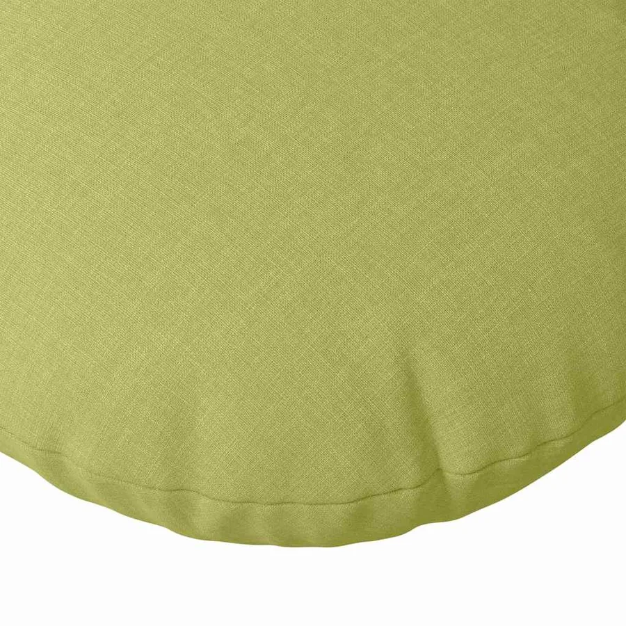 Coussins de siège 2 pcs Vert clair Ø60 x 21 cm tissu - 7