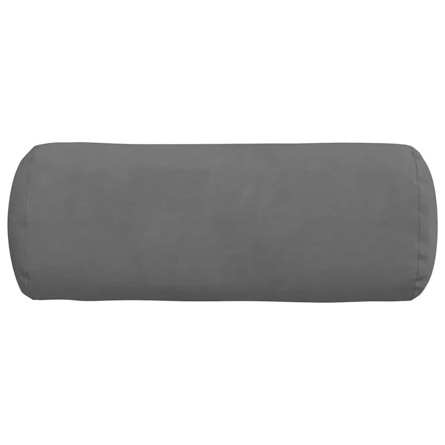 Coussins d'accent 2 pcs Gris foncé Ø 15 x 40 cm - 6