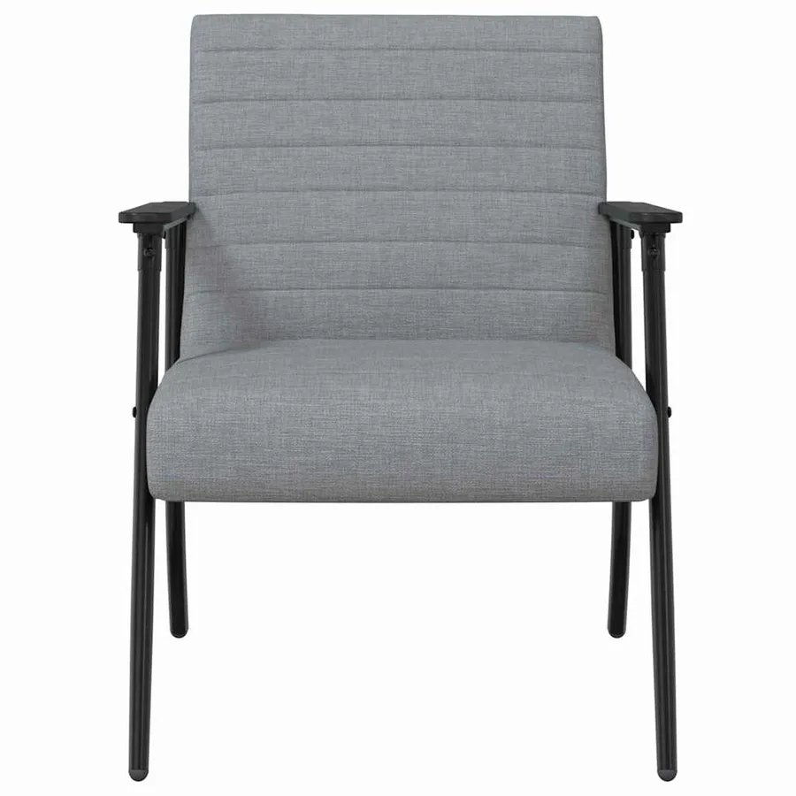 fauteuil Gris clair 59 x 75 x 78 cm tissu - 4