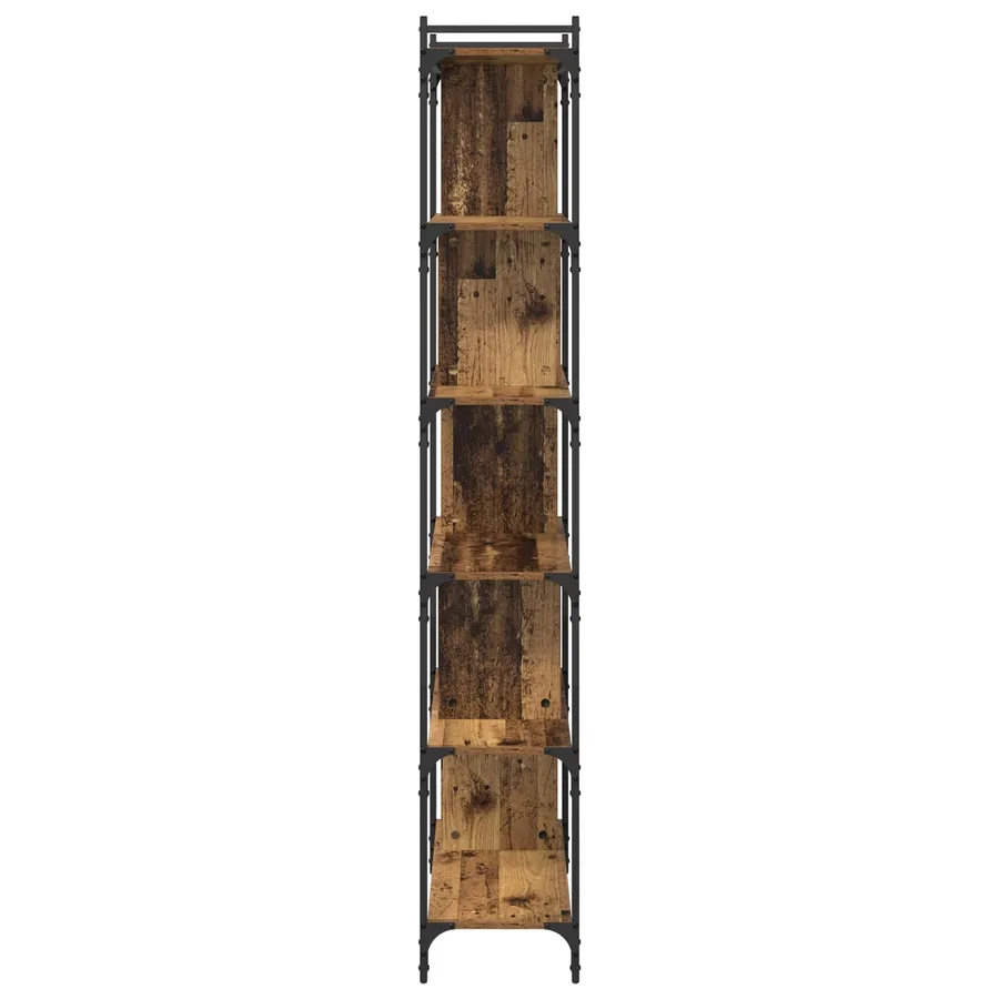Bibliothèque Bois ancien 76 x 32 x 192 cm Bois d'ingénierie - 6