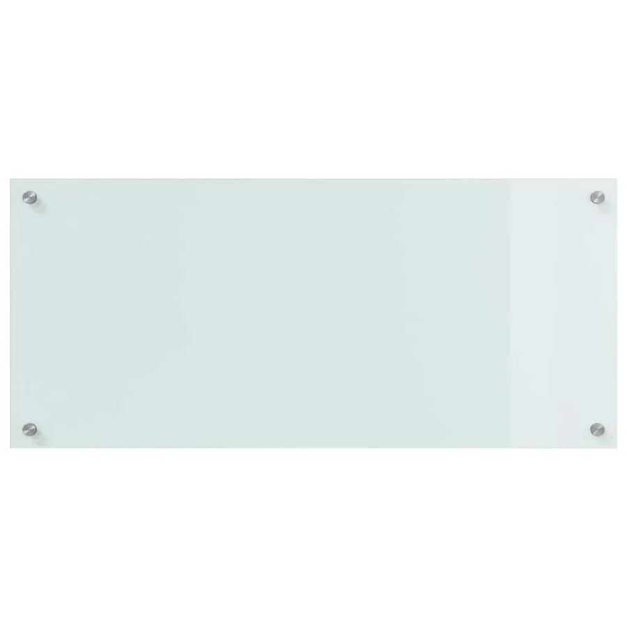 Crédence de cuisine 2 pcs Blanc 90 x 40 cm verre trempé - 4