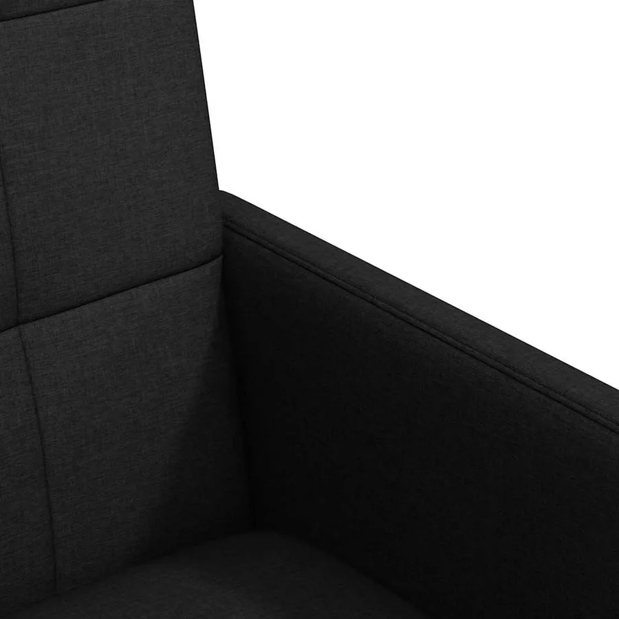 Chaises de Salle à Manger avec Roues 2 pcs Noir 58 x 65 x 94 cm - 7