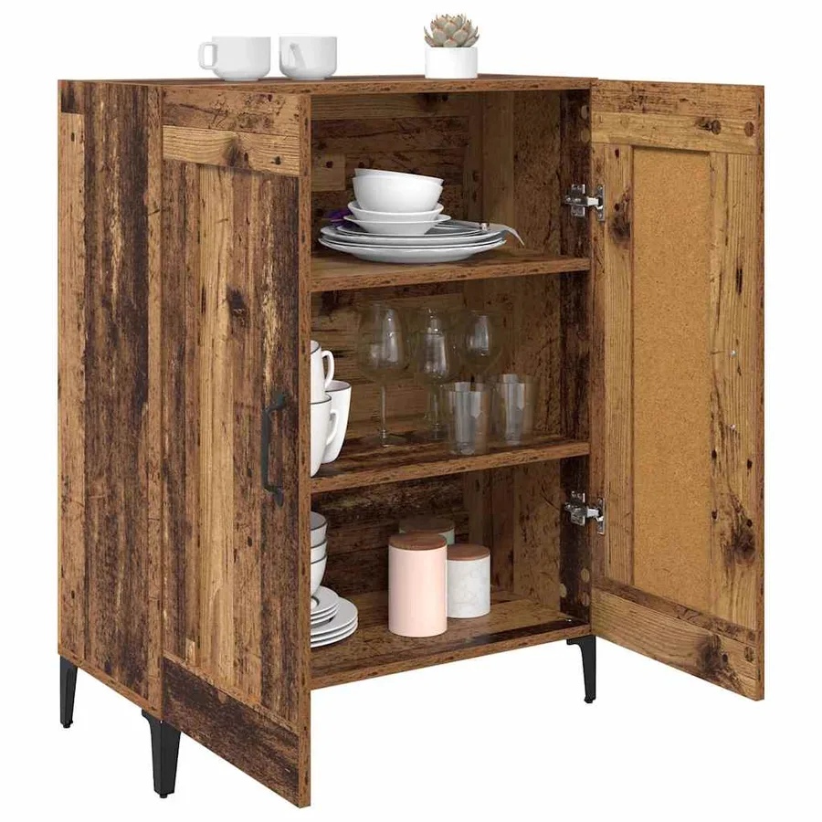 Buffet Bois Ancien 69,5 x 34 x 90 cm Bois d'ingénierie - 3