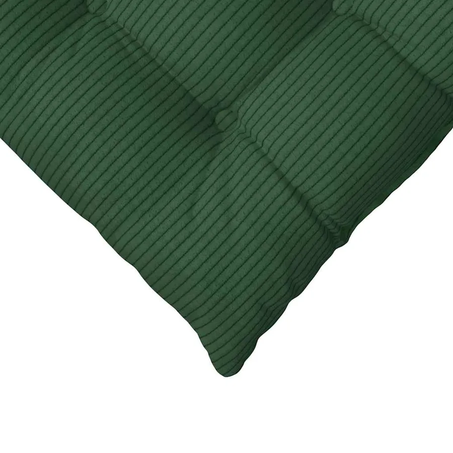 Coussins de siège 4 pcs Vert foncé 40 x 40 x 6 cm - 9