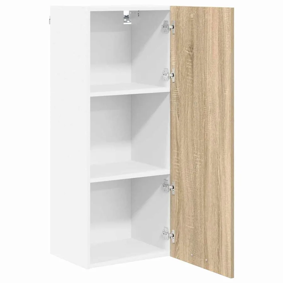 Armoire suspendue avec stockage Chêne Sonoma 40 x 31 x 100 cm - 5