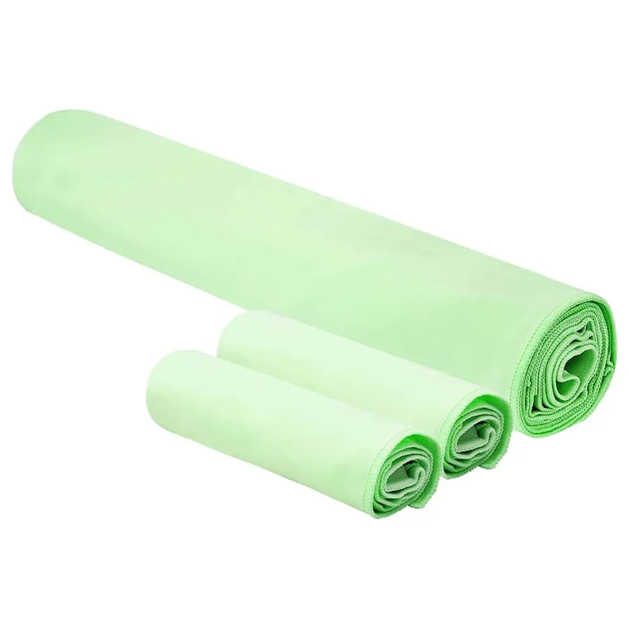 Set de serviettes de sport 3 pcs Vert Polyester et Polyamide - 2