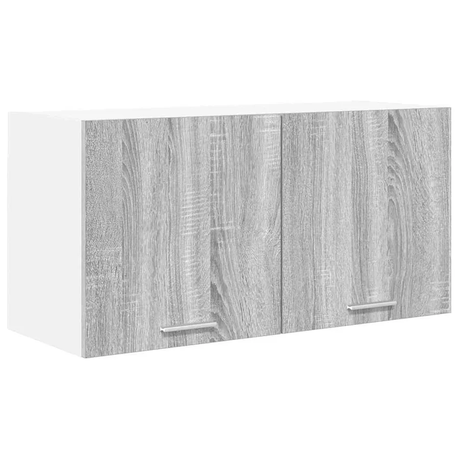 Armoire suspendue Gris Sonoma 80 x 31 x 40 cm Bois d'ingénierie - 2