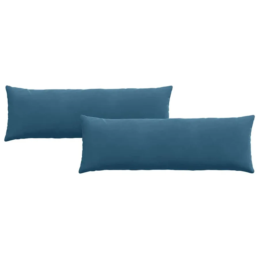 Coussins de canapé 2 pcs Bleu 120 x 40 cm - 2