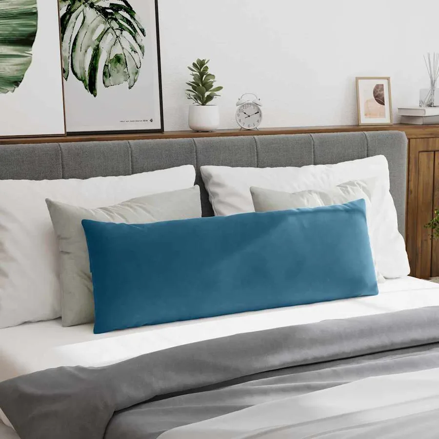 Coussins de canapé 2 pcs Bleu 120 x 40 cm - 4