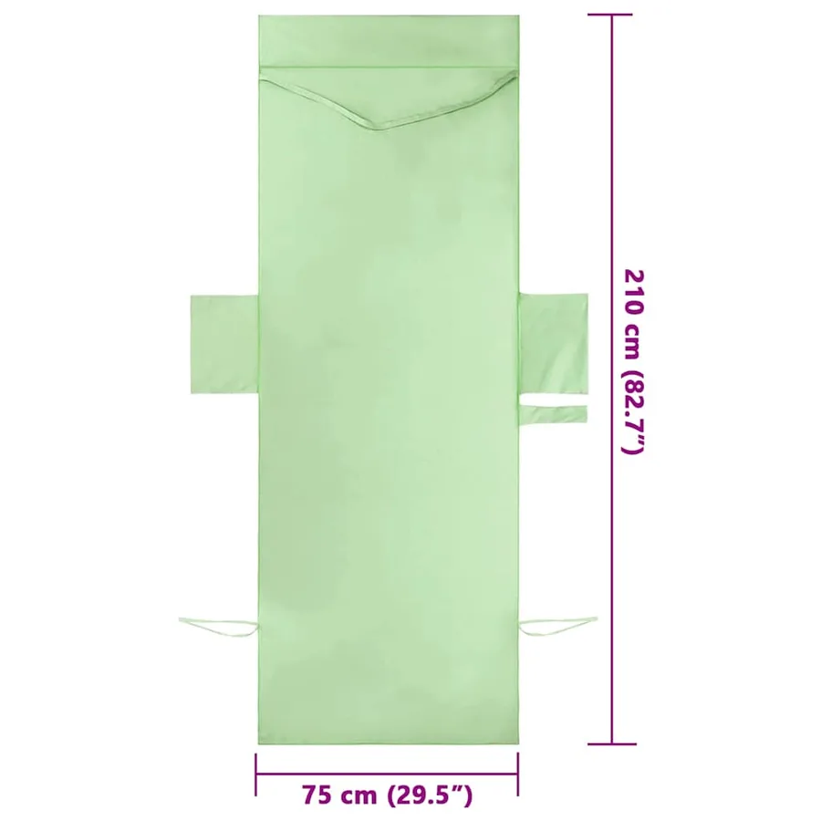 Serviettes de Transat 2 pcs Vert 210 x 75 cm - 8