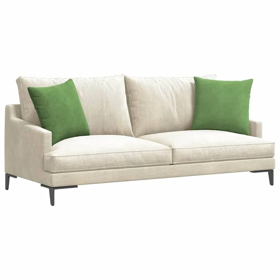 Coussins de canapé 2 pcs Vert clair 45 x 45 cm - 3
