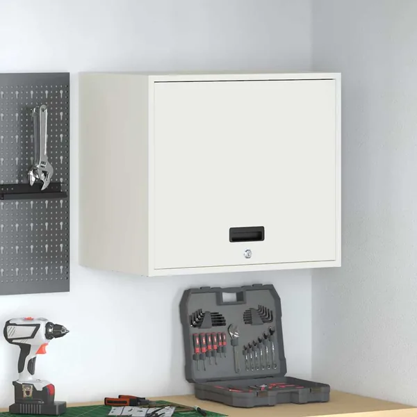 Armoire murale pour garage Blanc 60 x 40 x 53 cm