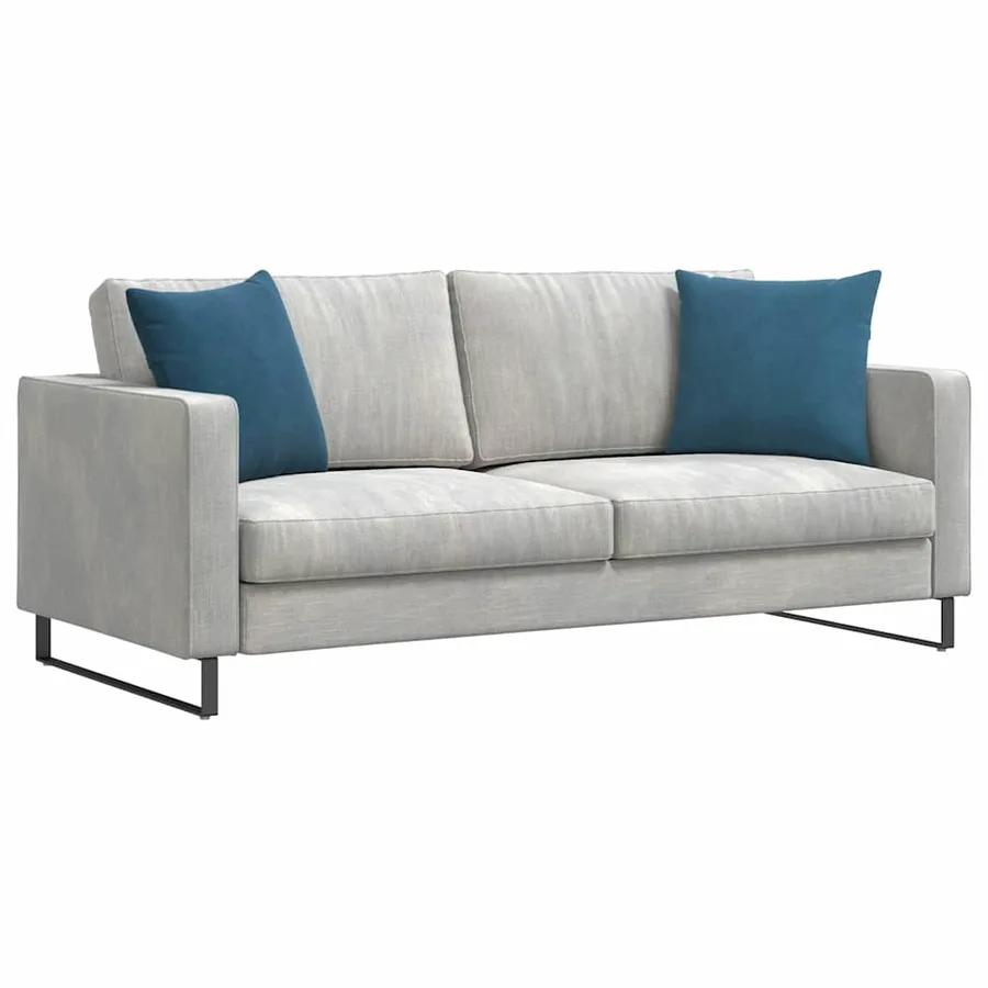 Coussins de canapé 2 pcs Bleu 45 x 45 cm - 3