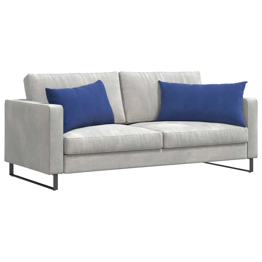 Coussins de canapé 2 pcs Bleu police 80 x 40 cm - 3